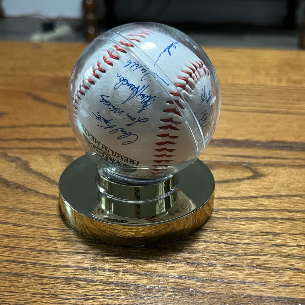 Thorn Apple Valley Premium Meats Baseball MLB White Autographed Ball 1993